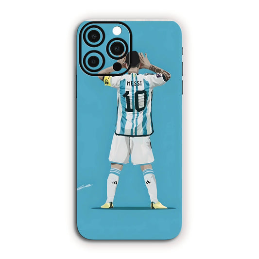 Messi Iconic Celebration Argentina Football Mobile Skin