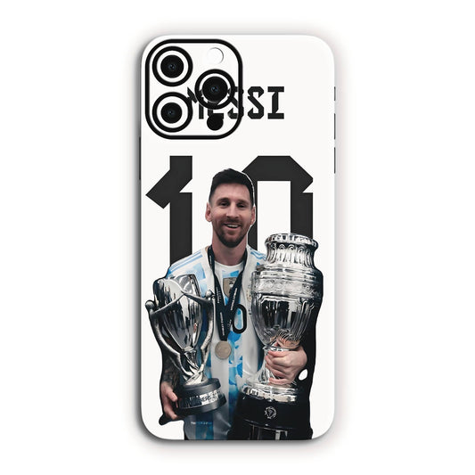 Messi With Copa America Cup & Finalissima Cup Football Mobile Skin