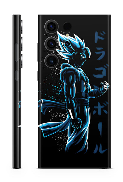 Fusion Blue son Goku Dragon Ball Anime Mobile Skin