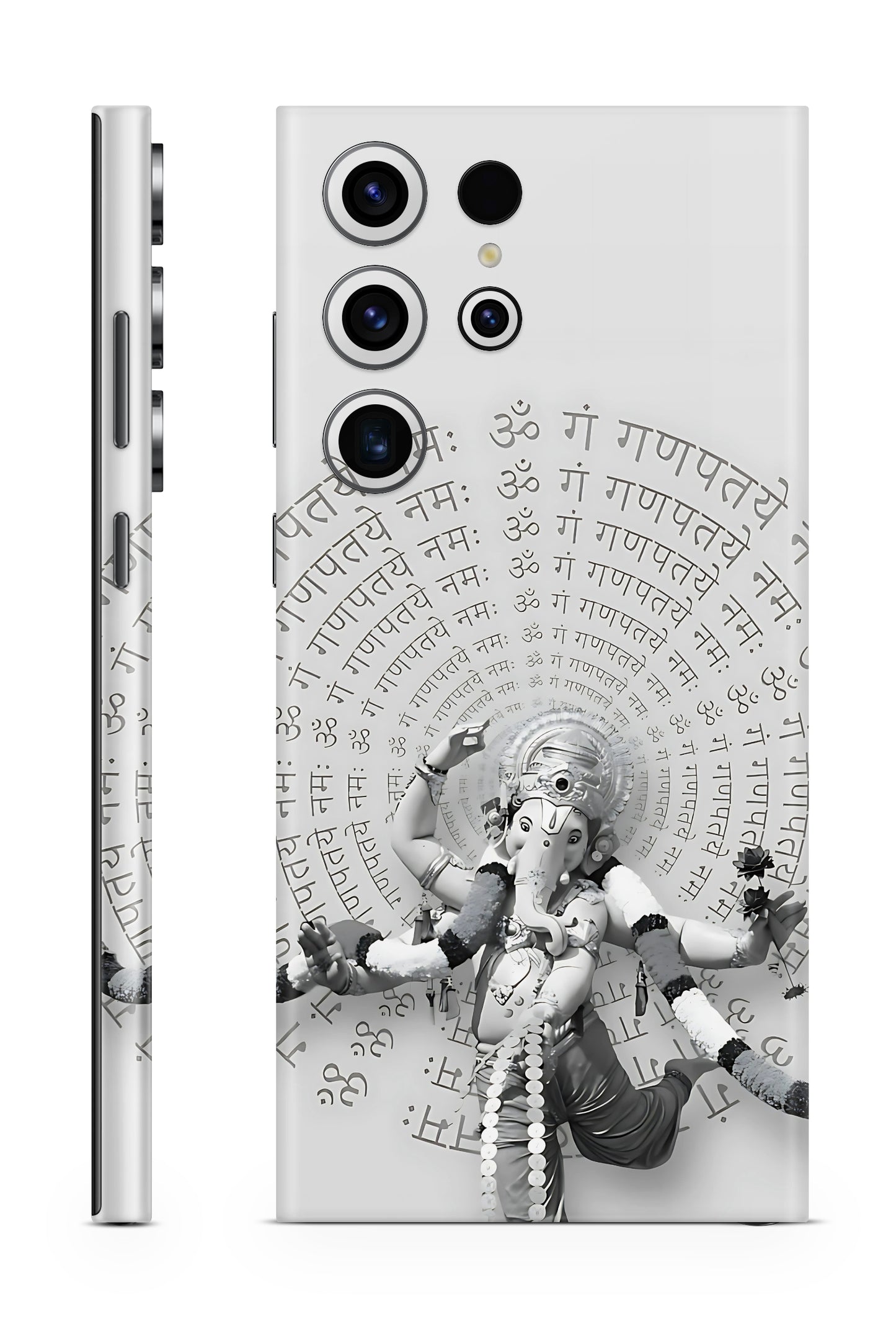 Ganesha Mantra Spiral Mobile Skin