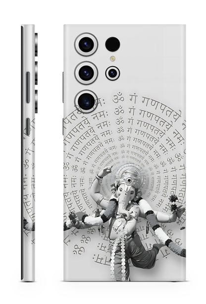 Ganesha Mantra Spiral Mobile Skin