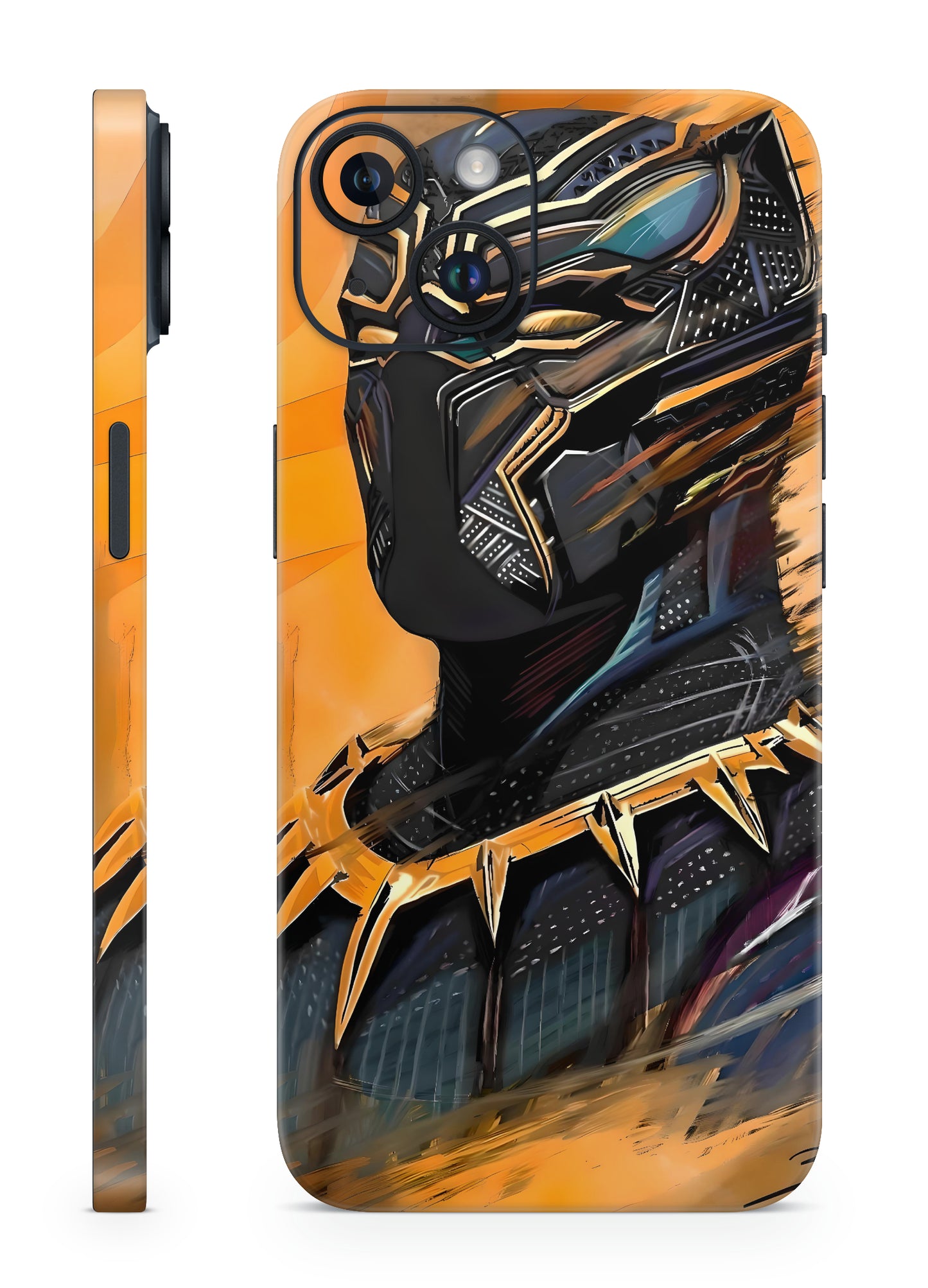 Golden Black Panther Mobile Skin