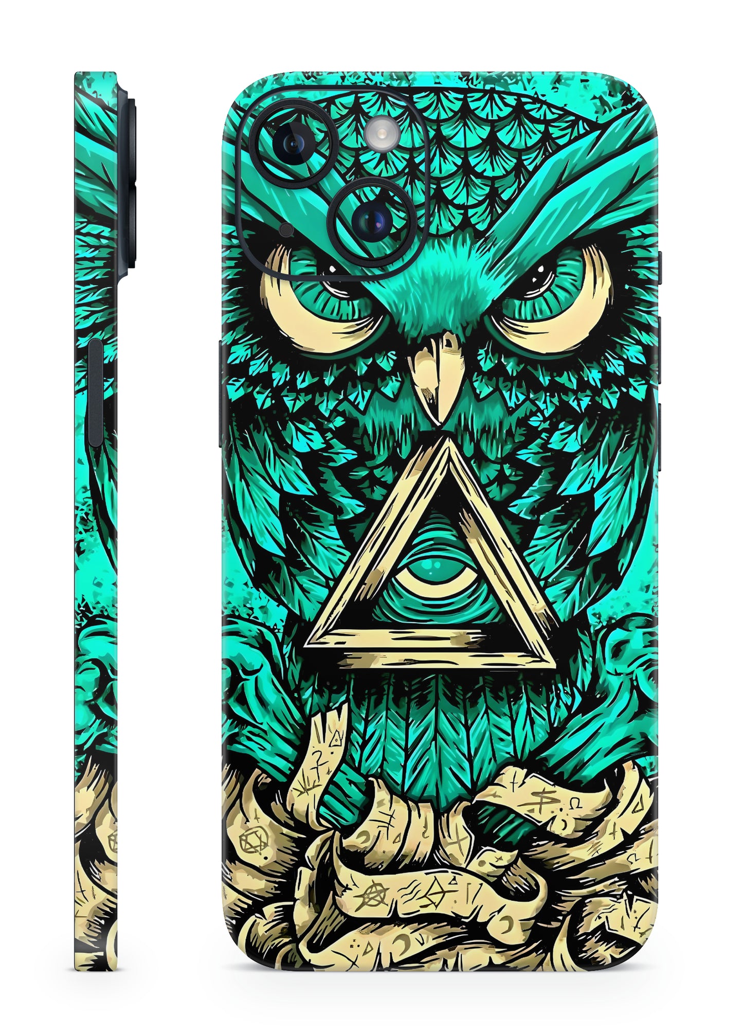 Green Owl Mobile Skin