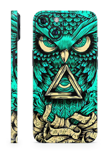 Green Owl Mobile Skin