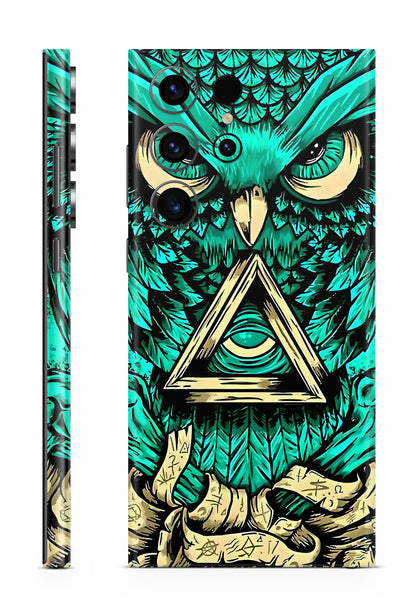 Green Owl Mobile Skin