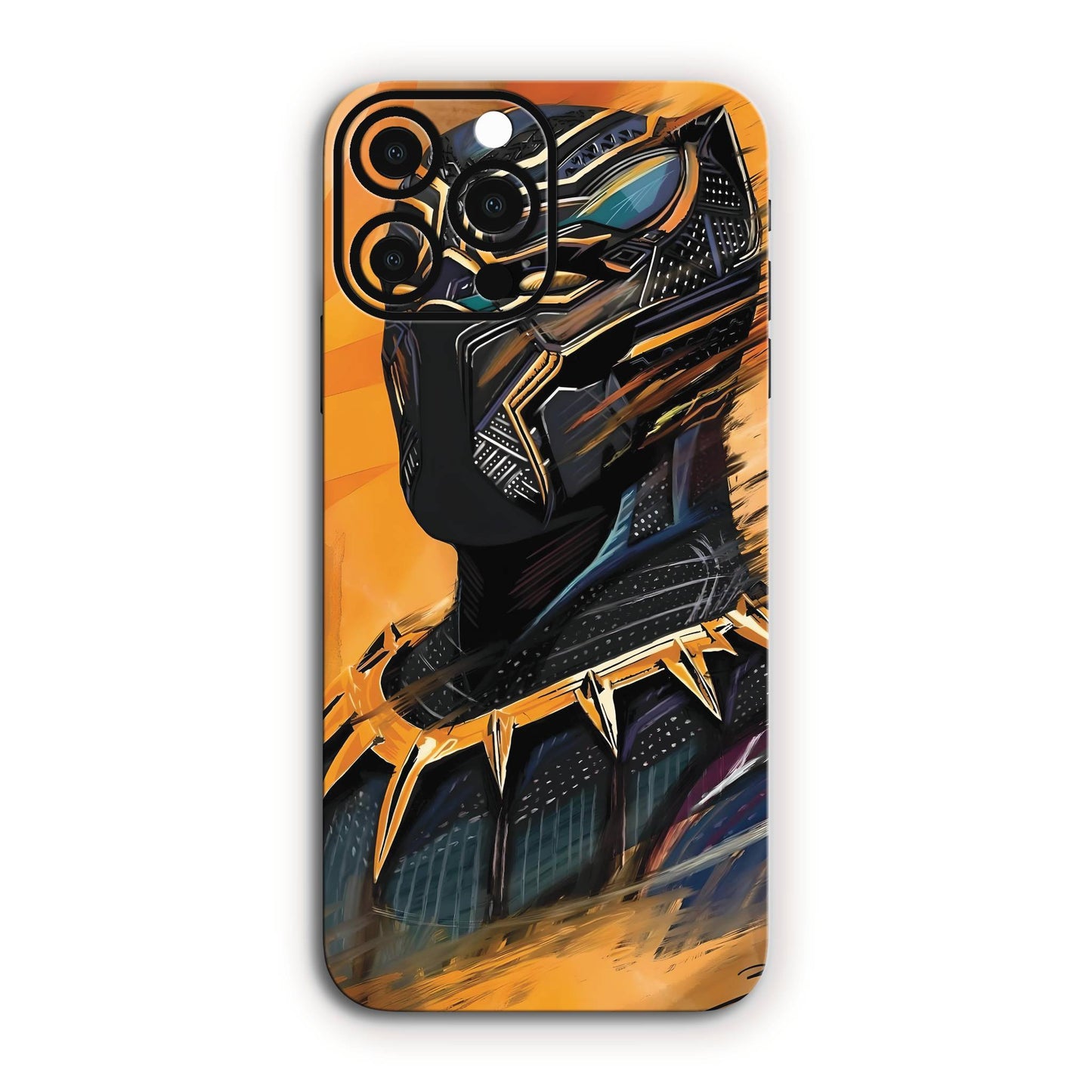 Golden Black Panther Mobile Skin