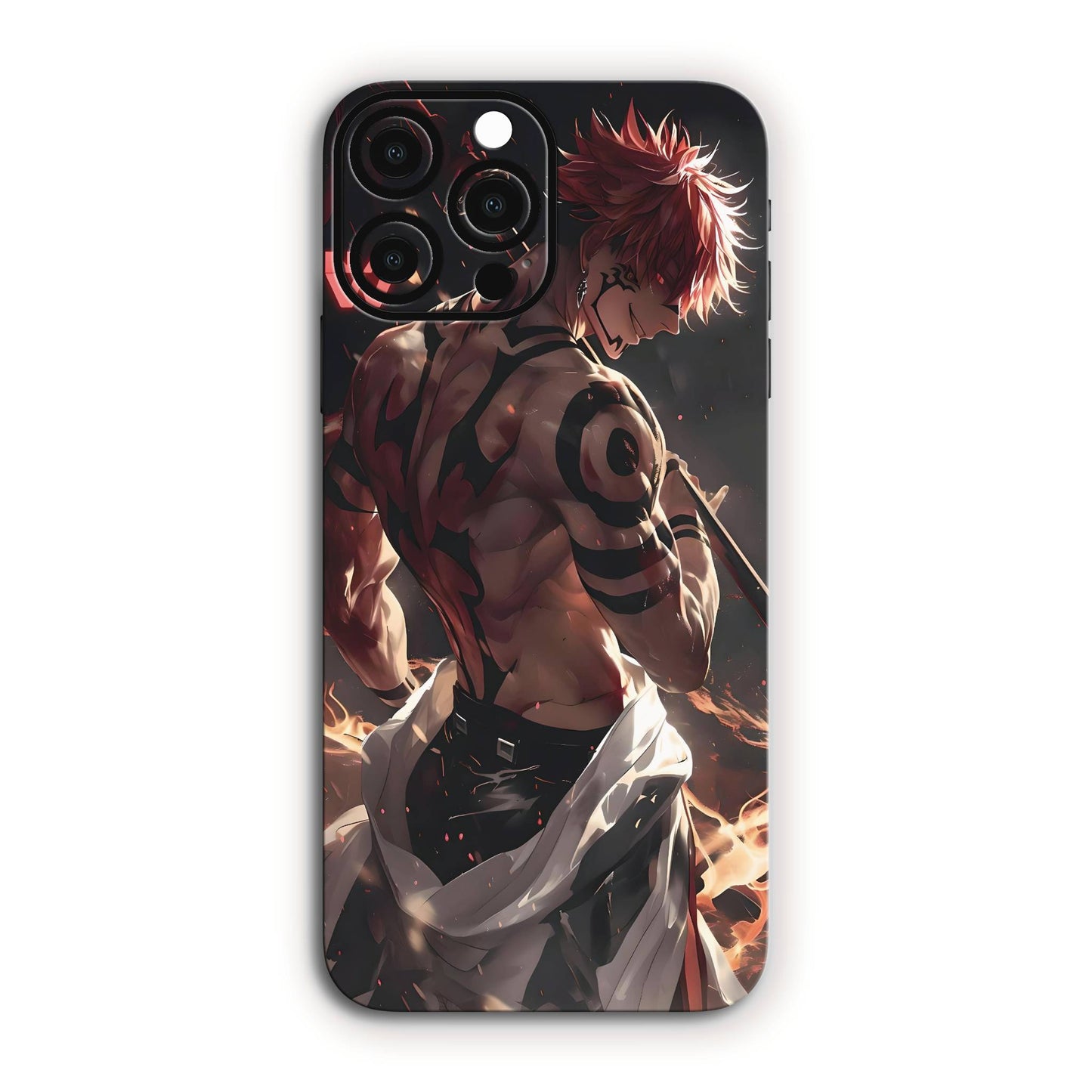 Sukuna Side Face Jujutsu Kaisen Mobile Skin
