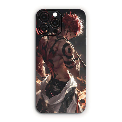 Sukuna Side Face Jujutsu Kaisen Mobile Skin