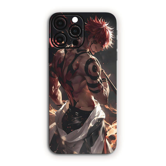 Sukuna Side Face Jujutsu Kaisen Mobile Skin