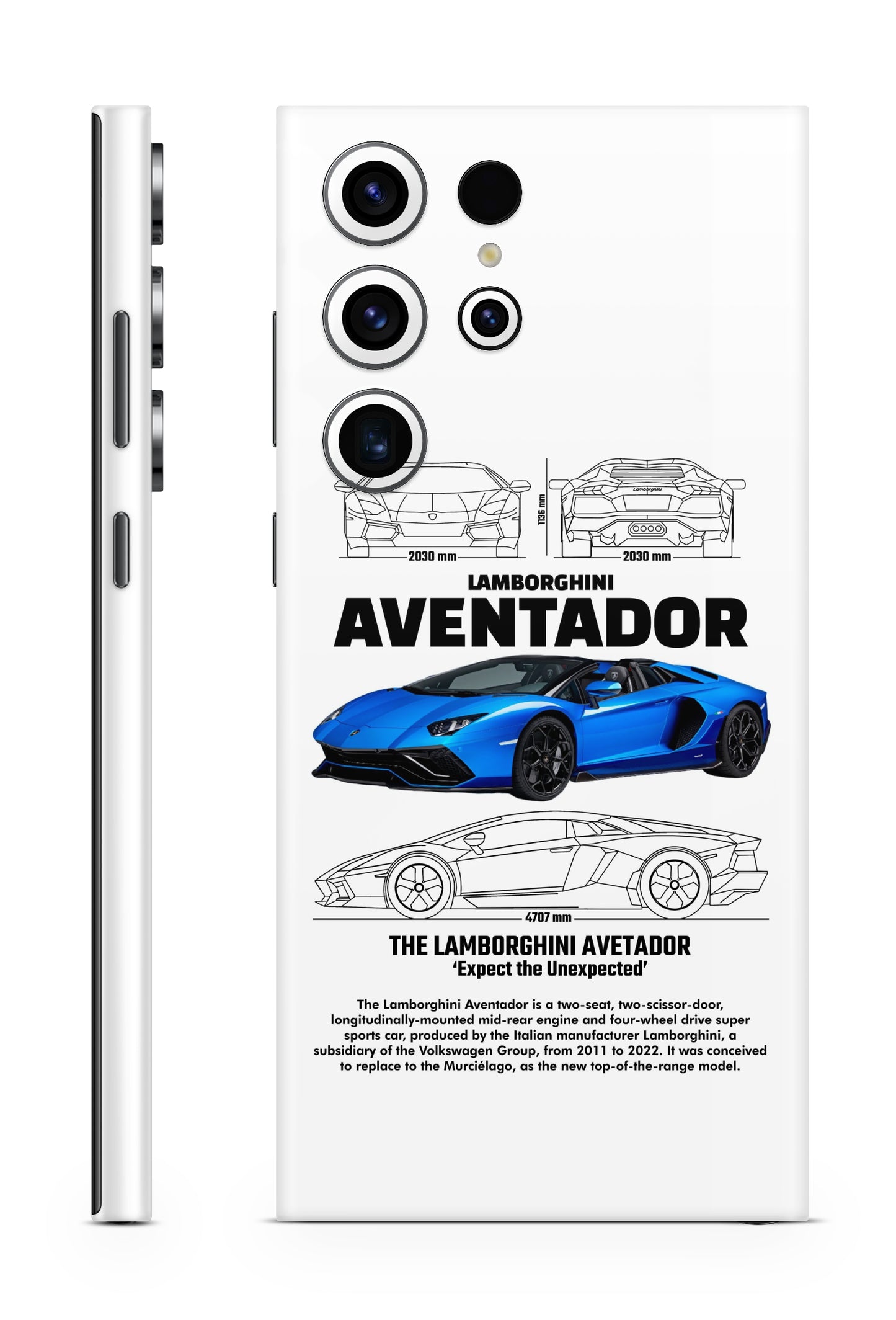 Lamborghini Aventador Mobile Skin