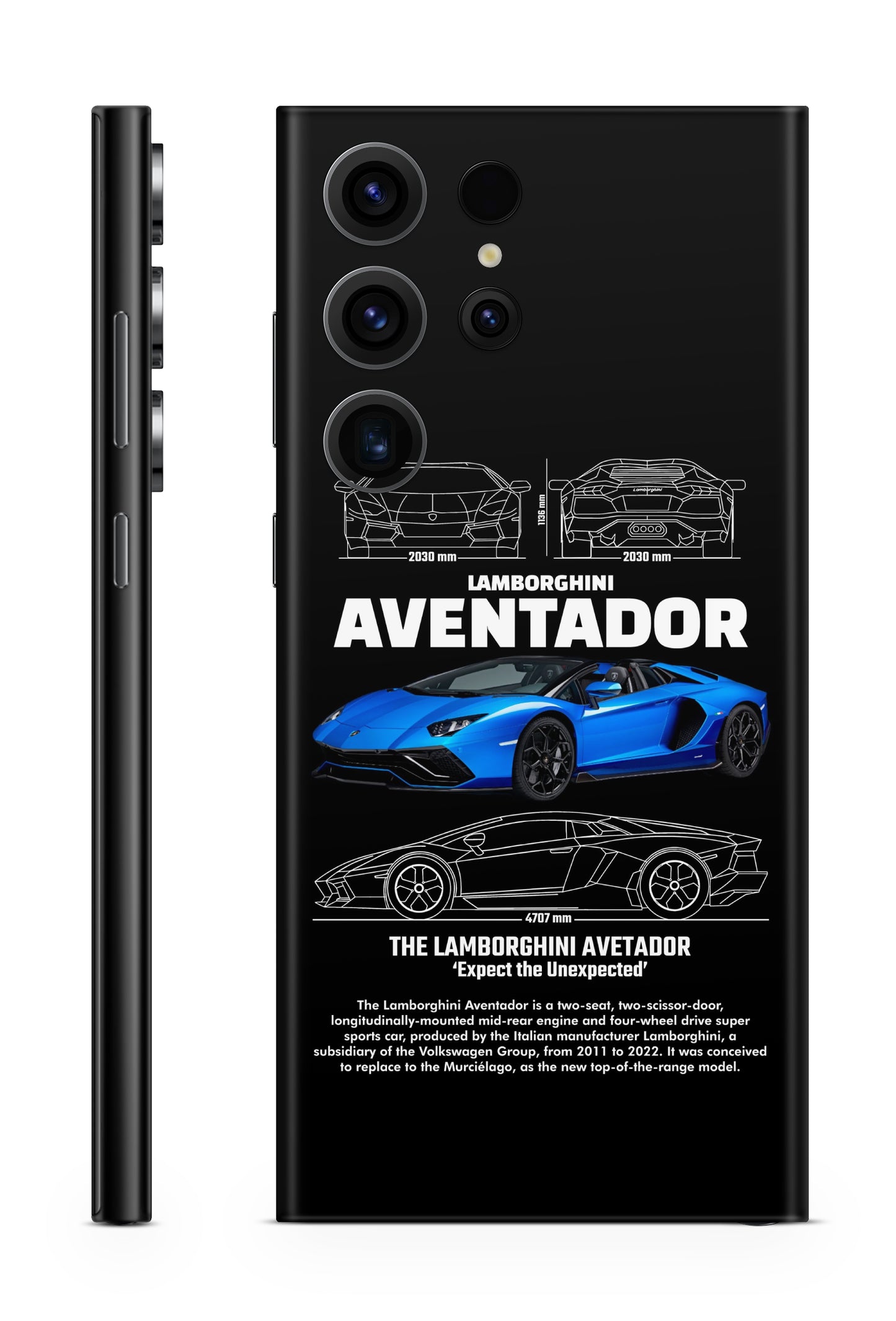 Lamborghini Aventador Mobile Skin