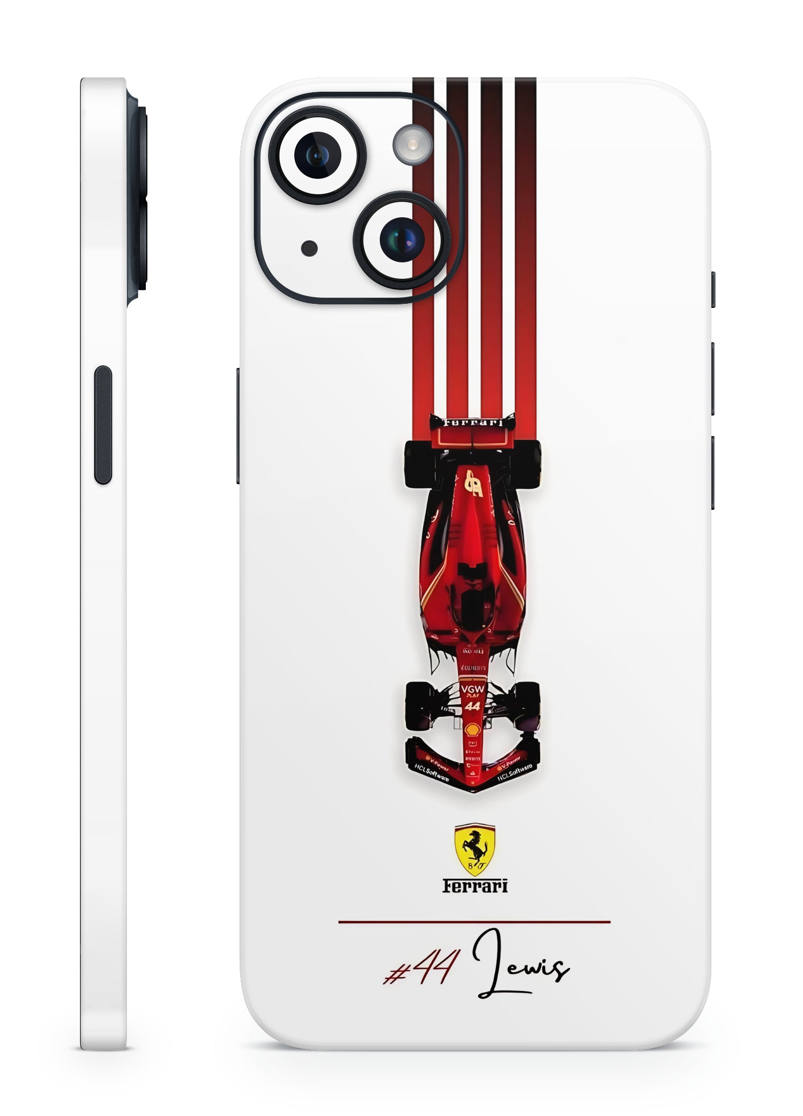 Lewis Ferrari F1 Podium Mobile Skin