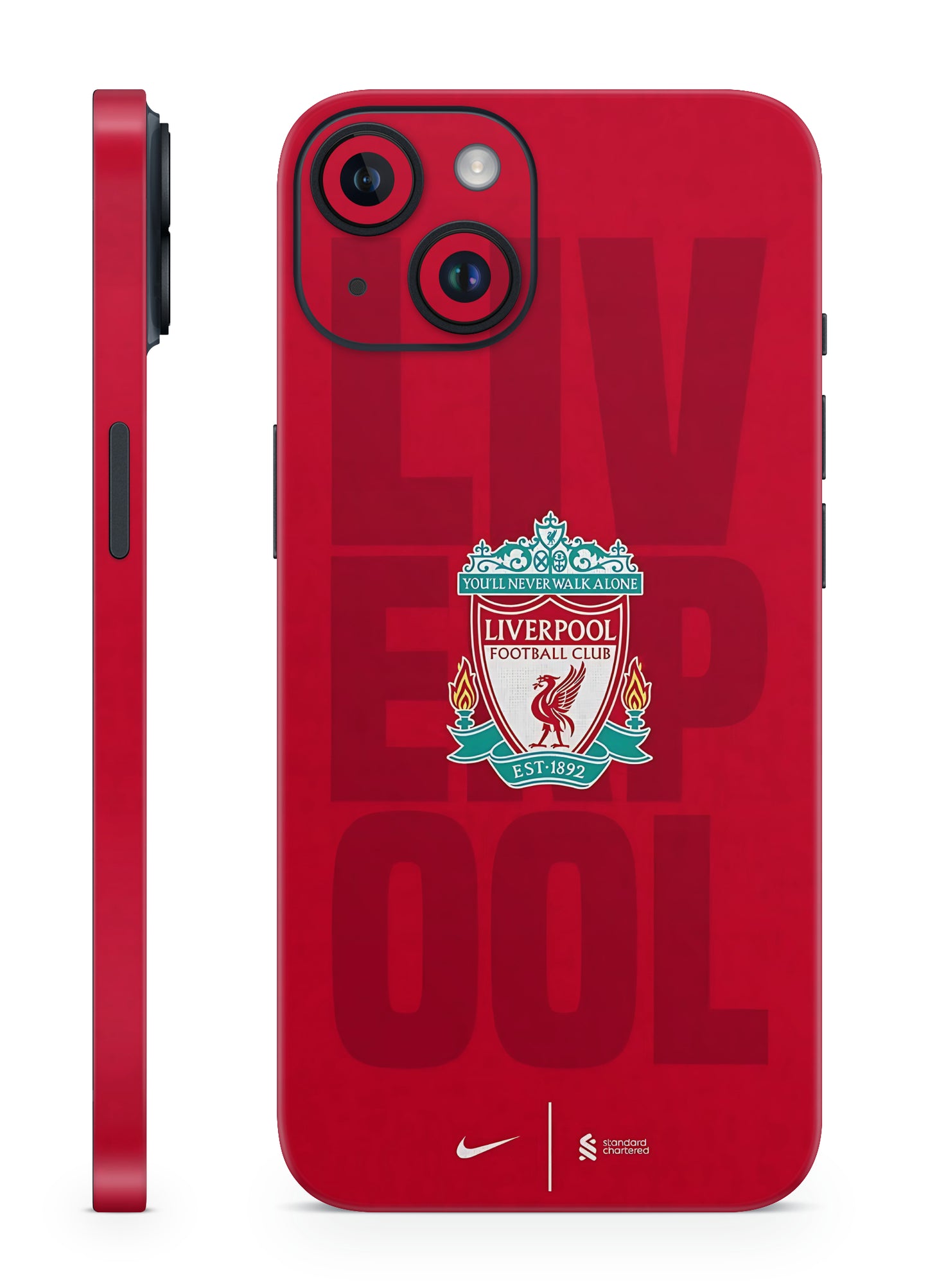 Liverpool Logo Football Mobile Skin