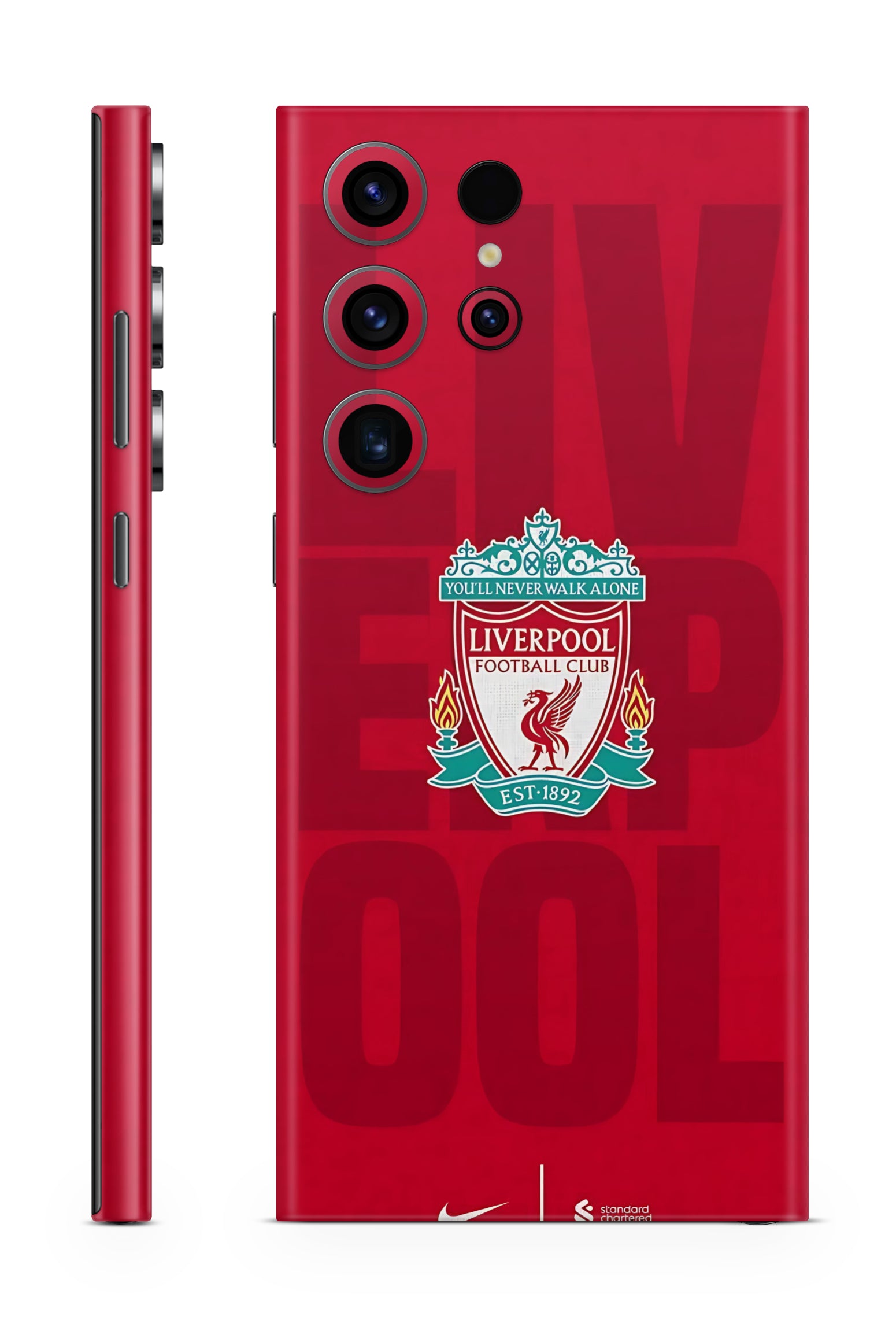Liverpool Logo Football Mobile Skin