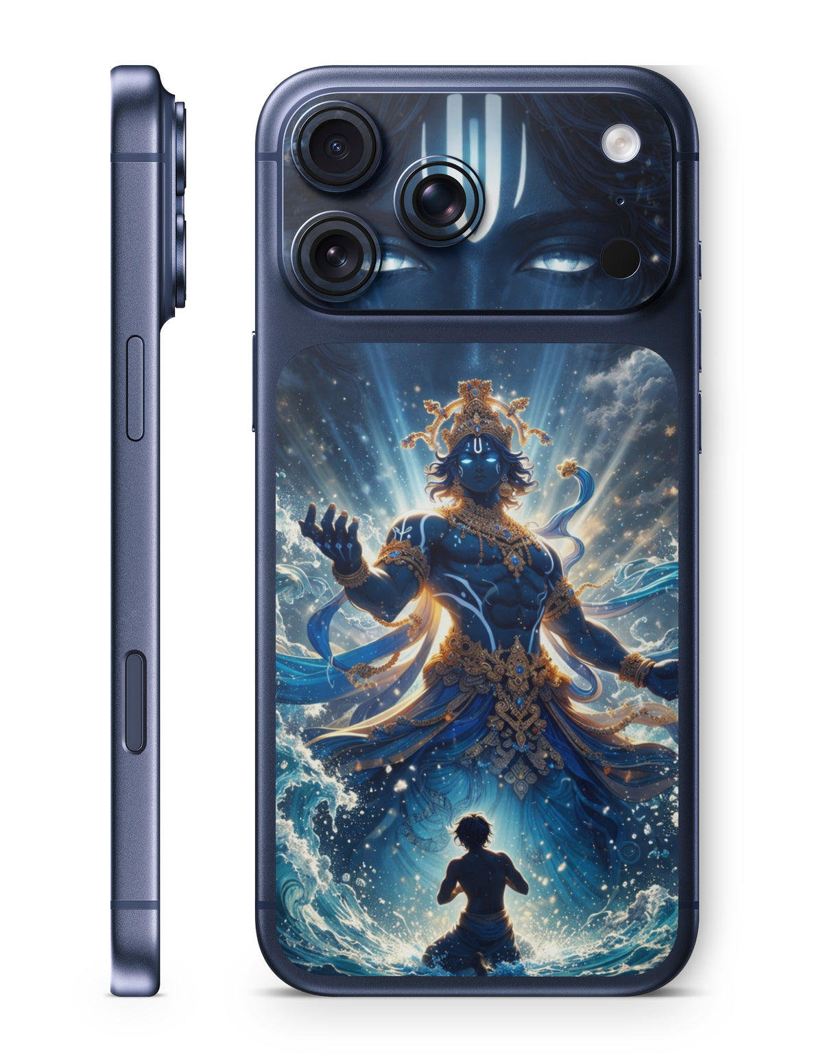 Lord Krishna: Cosmic Vishwaroop Pocket & Camera Island Skin