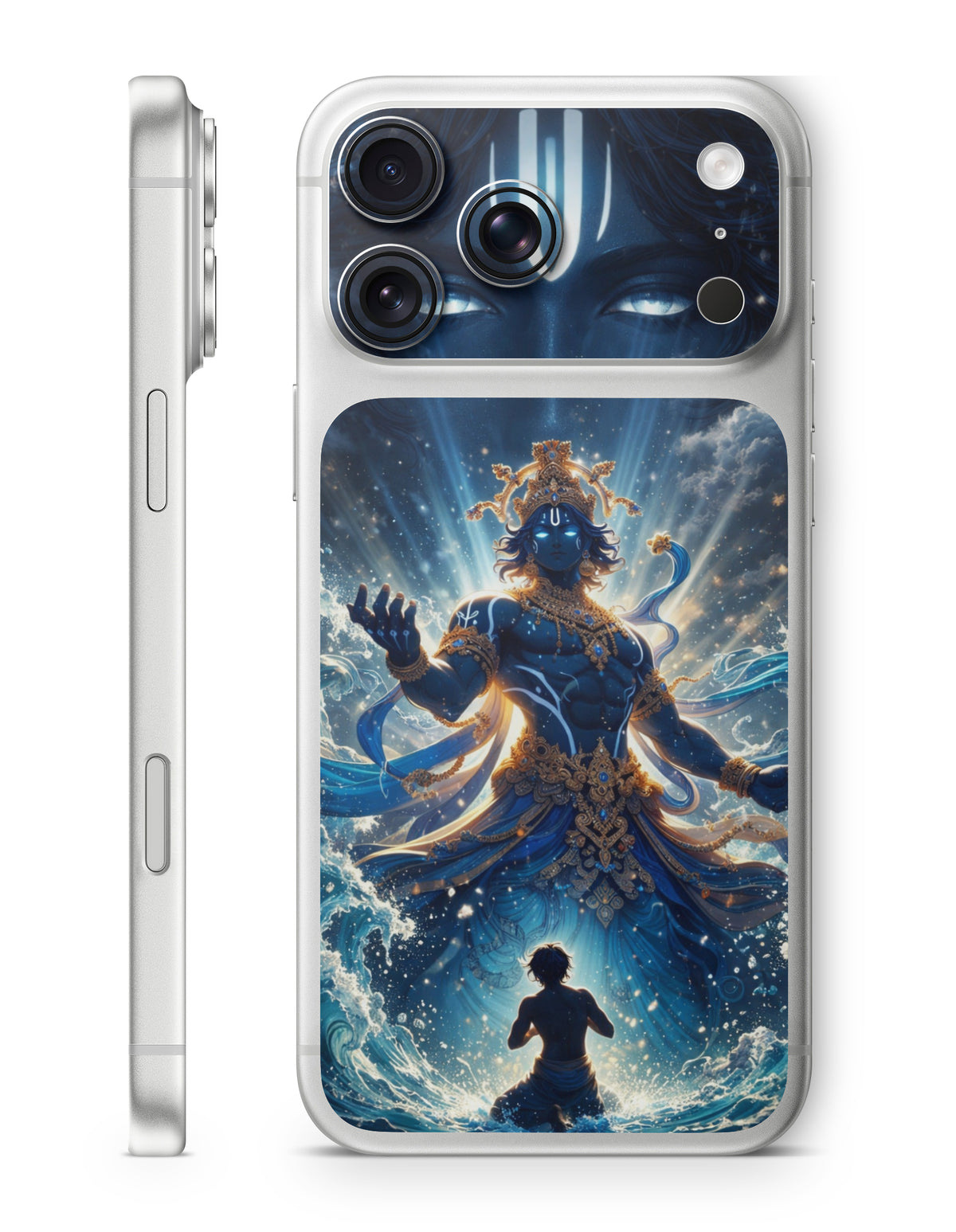 Lord Krishna: Cosmic Vishwaroop Pocket & Camera Island Skin