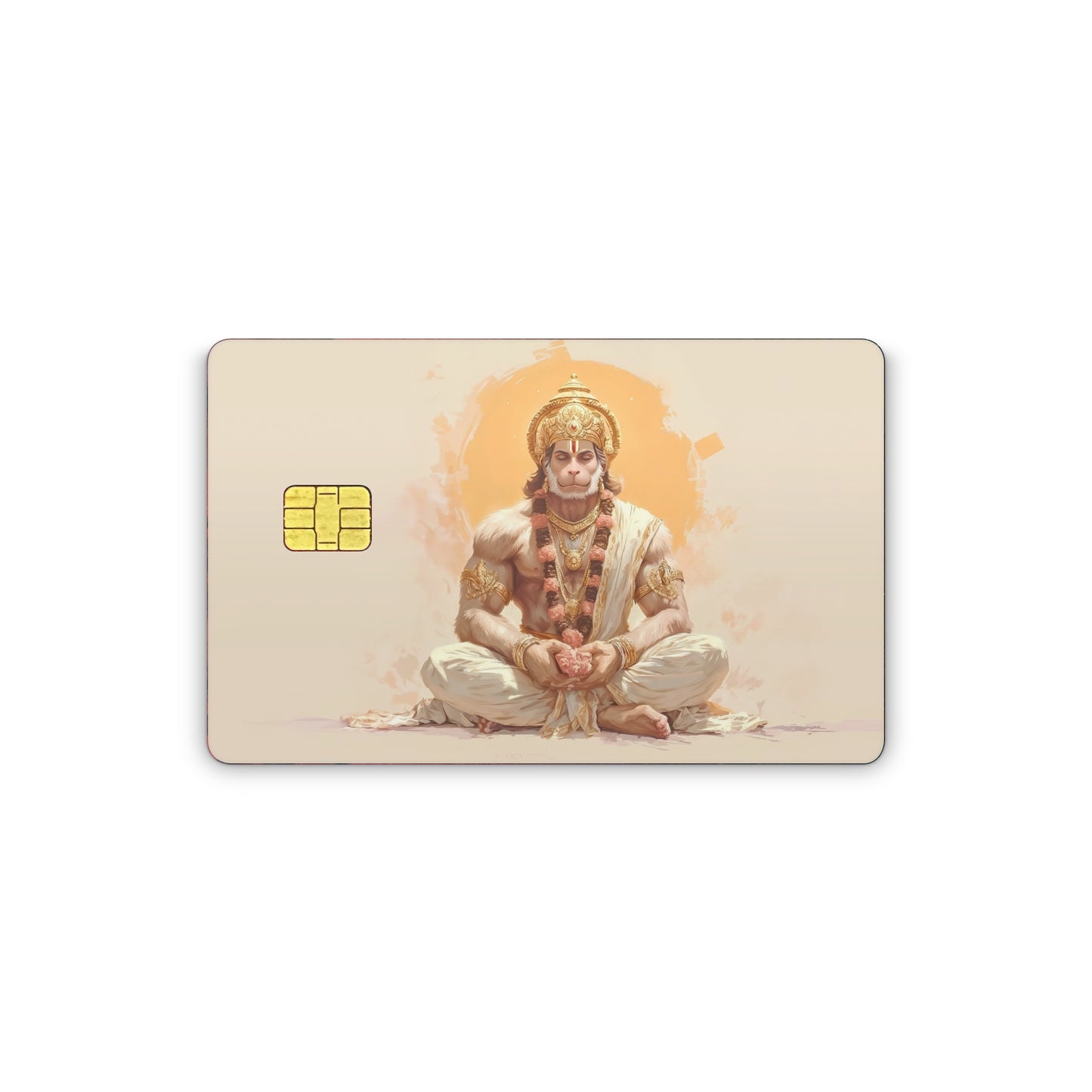 Lord Hanuman: Meditating Bajrangbali Card Skin