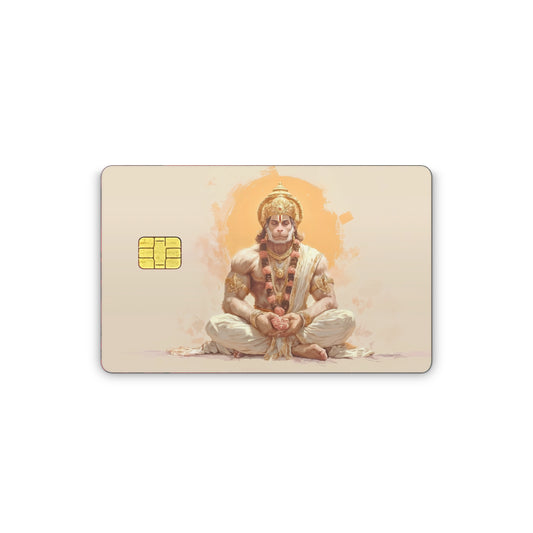 Lord Hanuman: Meditating Bajrangbali Card Skin