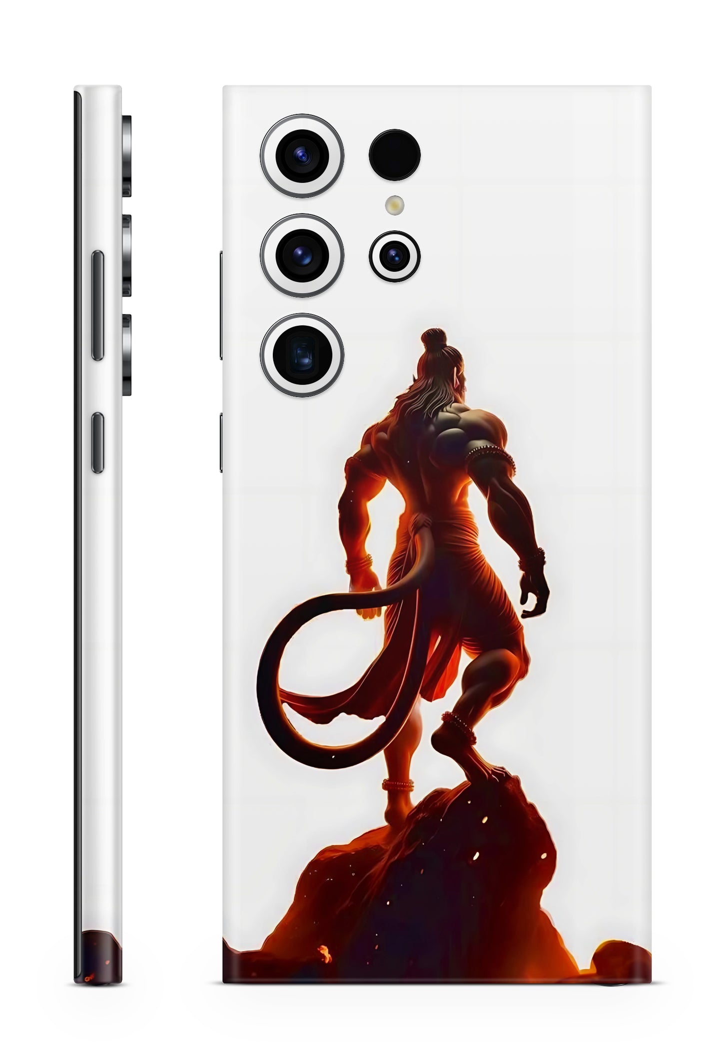 Lord Hanuman Power Stance Mobile Skin