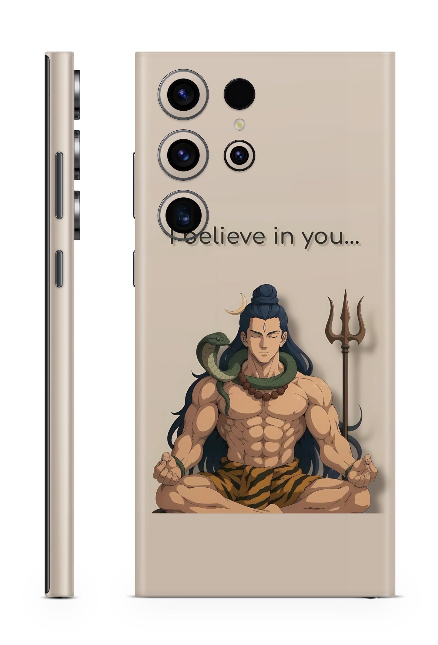 Lord Shiva Meditation Mobile Skin – I Believe in You