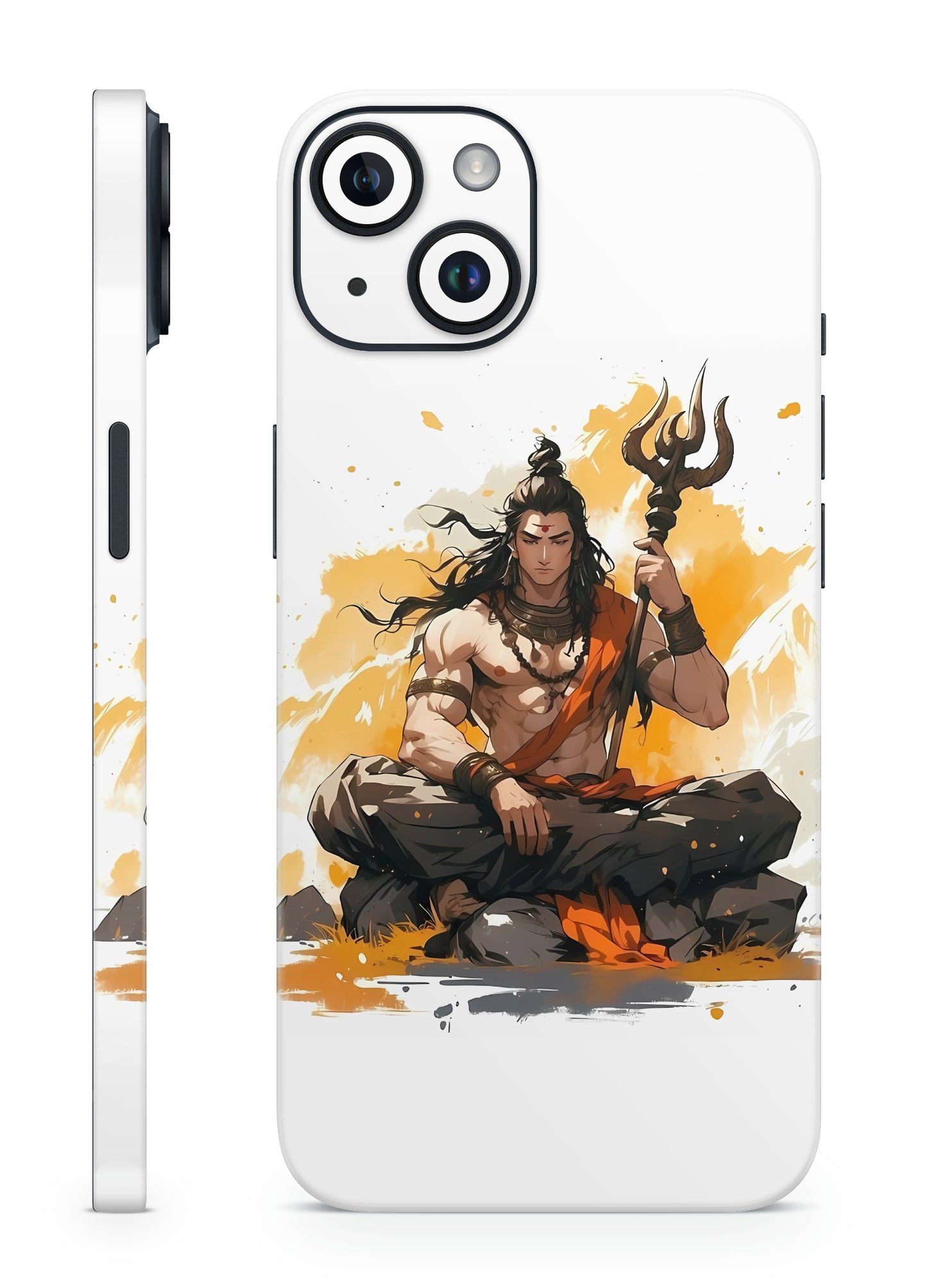 Lord Shiva Meditation Mobile Skin – Trishul Power Edition
