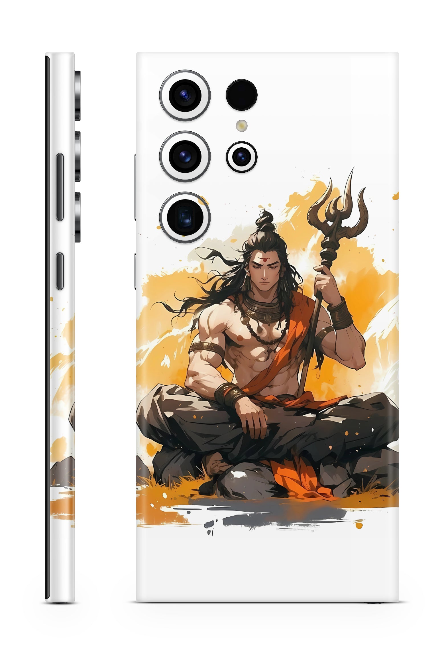 Lord Shiva Meditation Mobile Skin – Trishul Power Edition