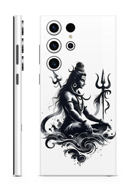 Lord Shiva Meditative Mobile Skin – Divine Black