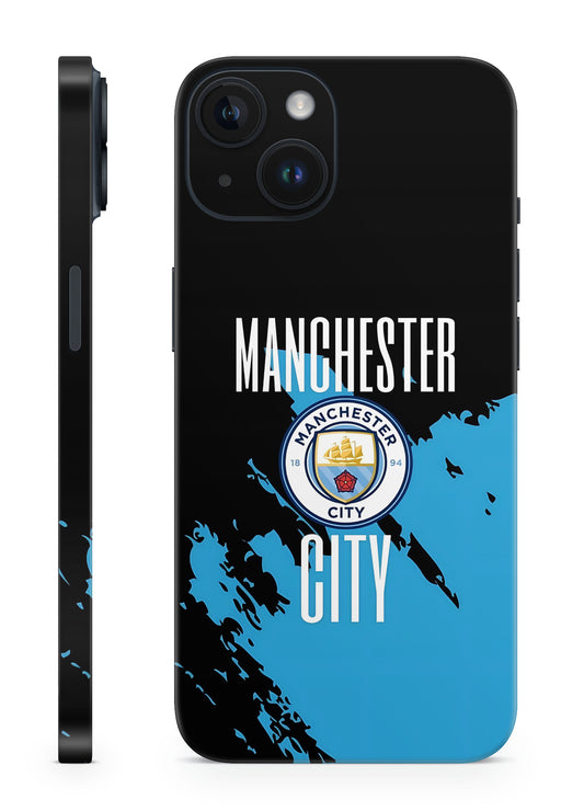 Manchester City Black & Blue mobile skin