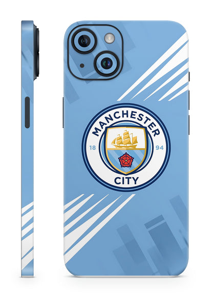 Manchester City White & Blue mobile skin