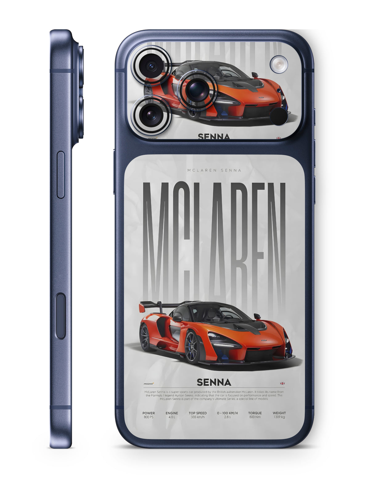 McLaren Senna: Track Beast Pocket & Camera Island Skin