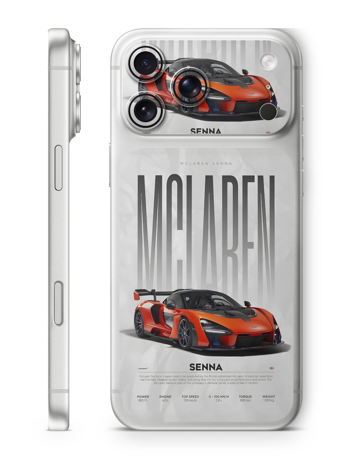 McLaren Senna: Track Beast Pocket & Camera Island Skin