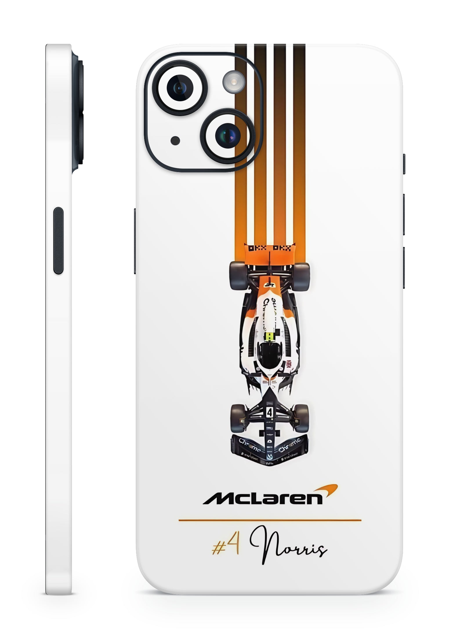 McLaren F1 Norris Orange Racing Mobile Skin
