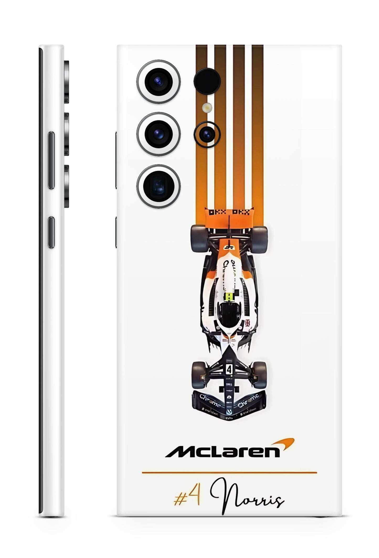 McLaren F1 Norris Orange Racing Mobile Skin