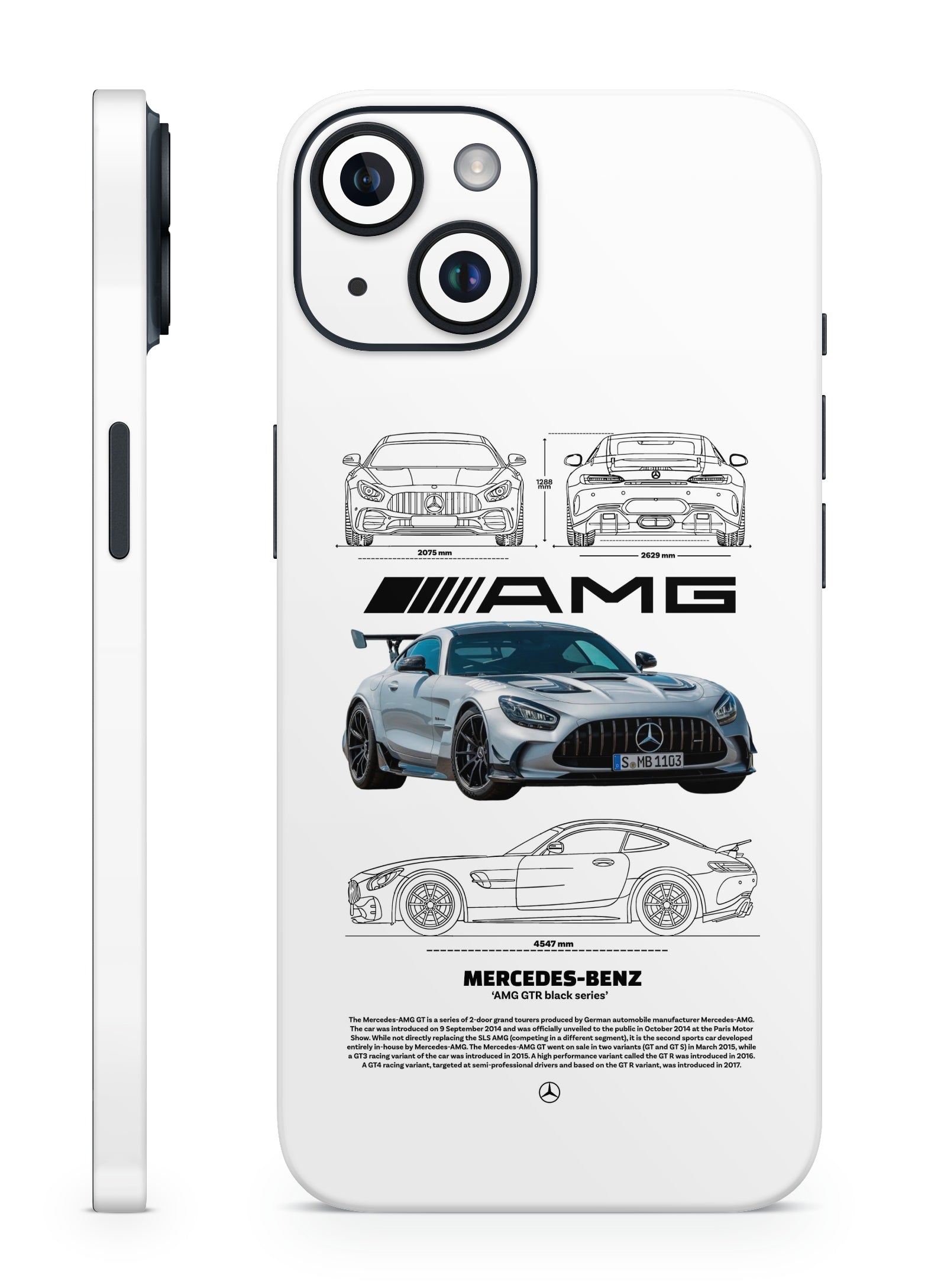 Mercedes AMG GTR Black Series Mobile Skin