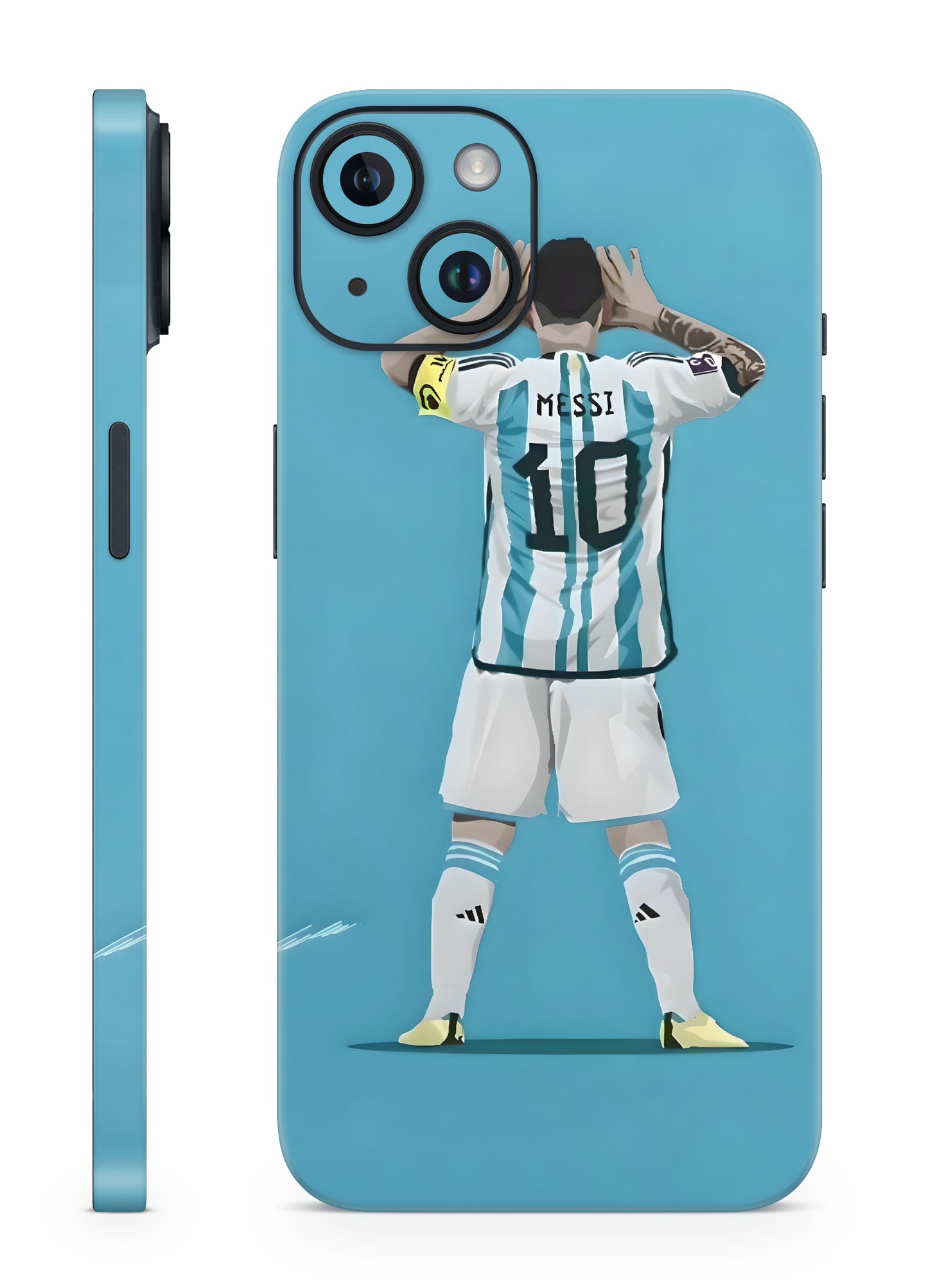 Messi Iconic Celebration Argentina Football Mobile Skin