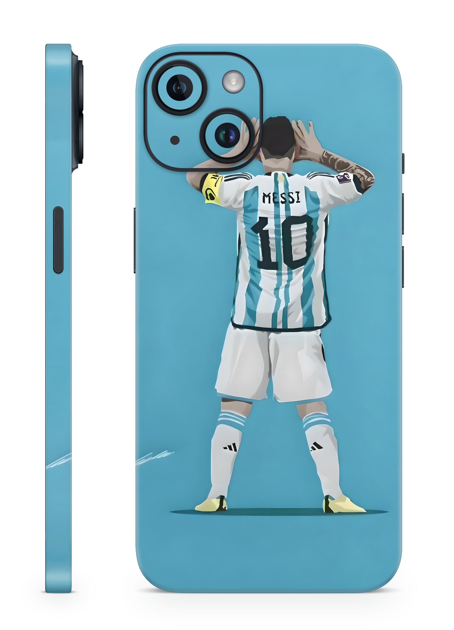 Messi Iconic Celebration Argentina Football Mobile Skin