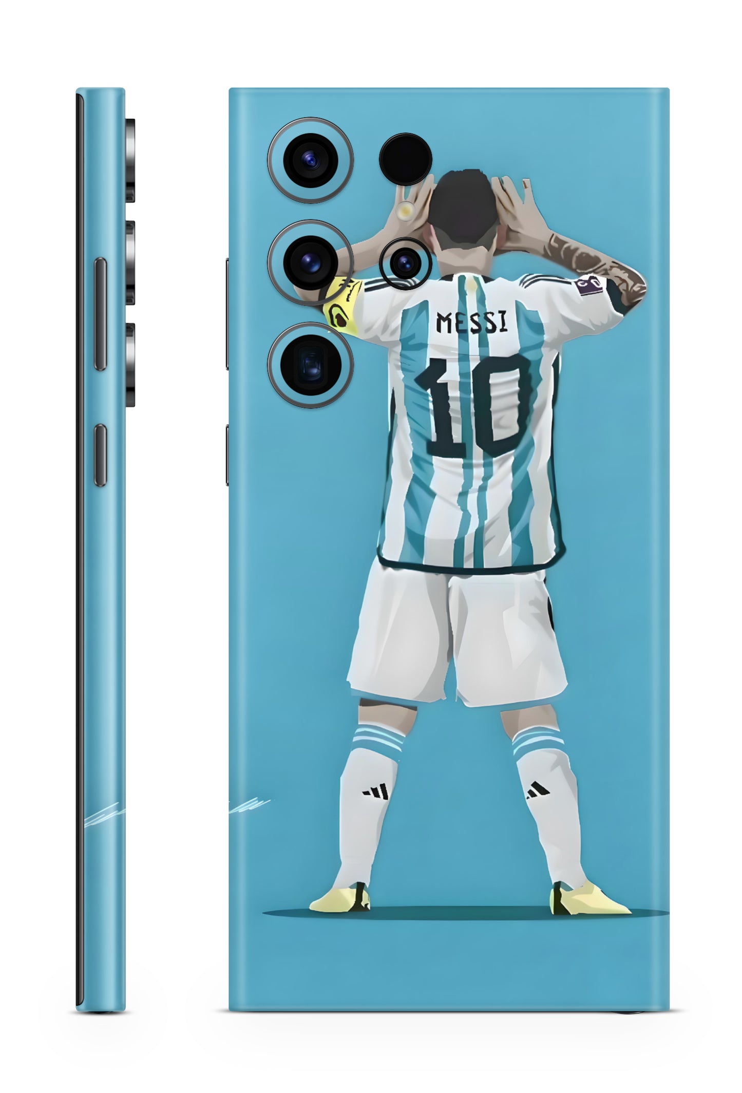 Messi Iconic Celebration Argentina Football Mobile Skin