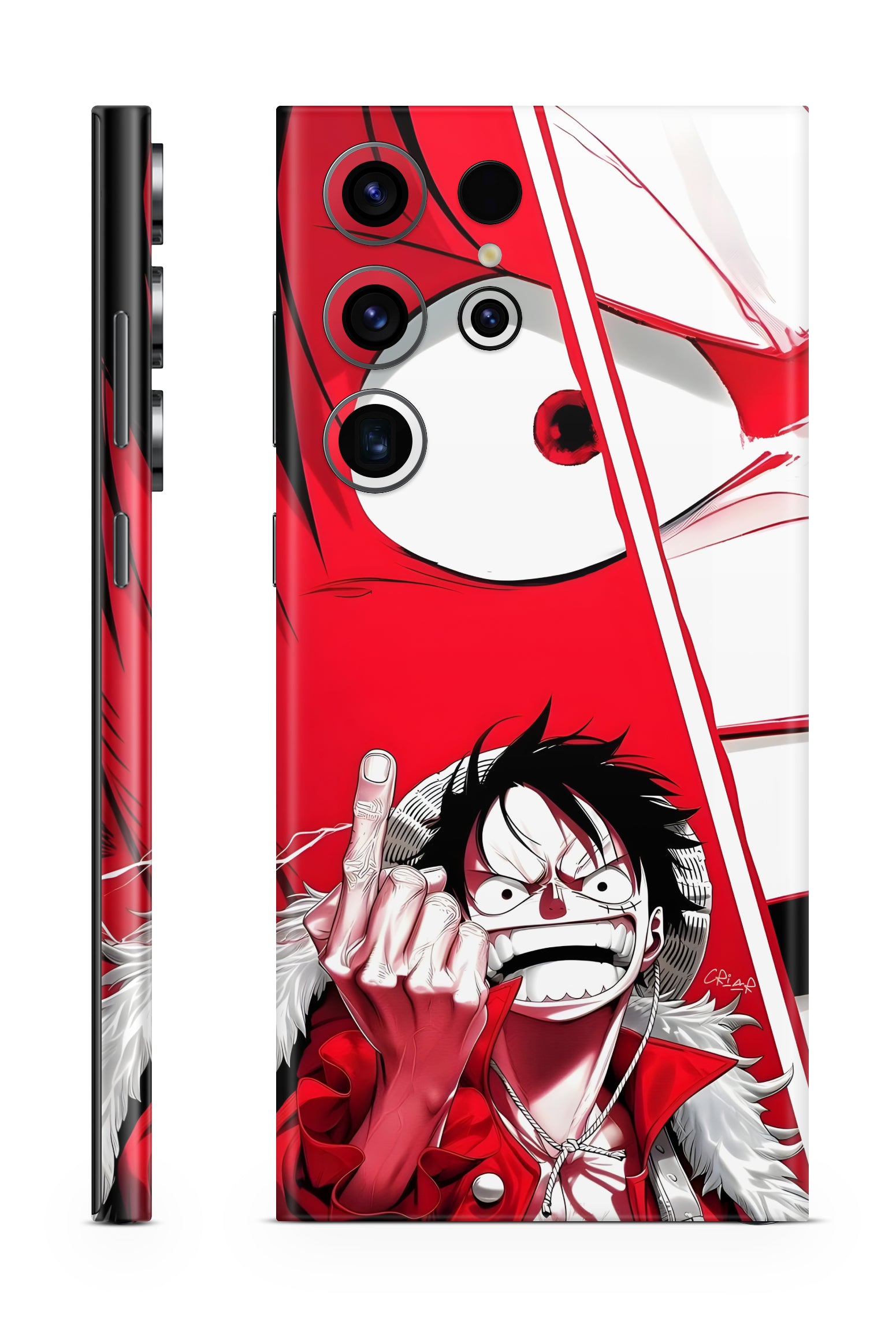 Monkey D Luffy Peace Sign Mobile Skin 1