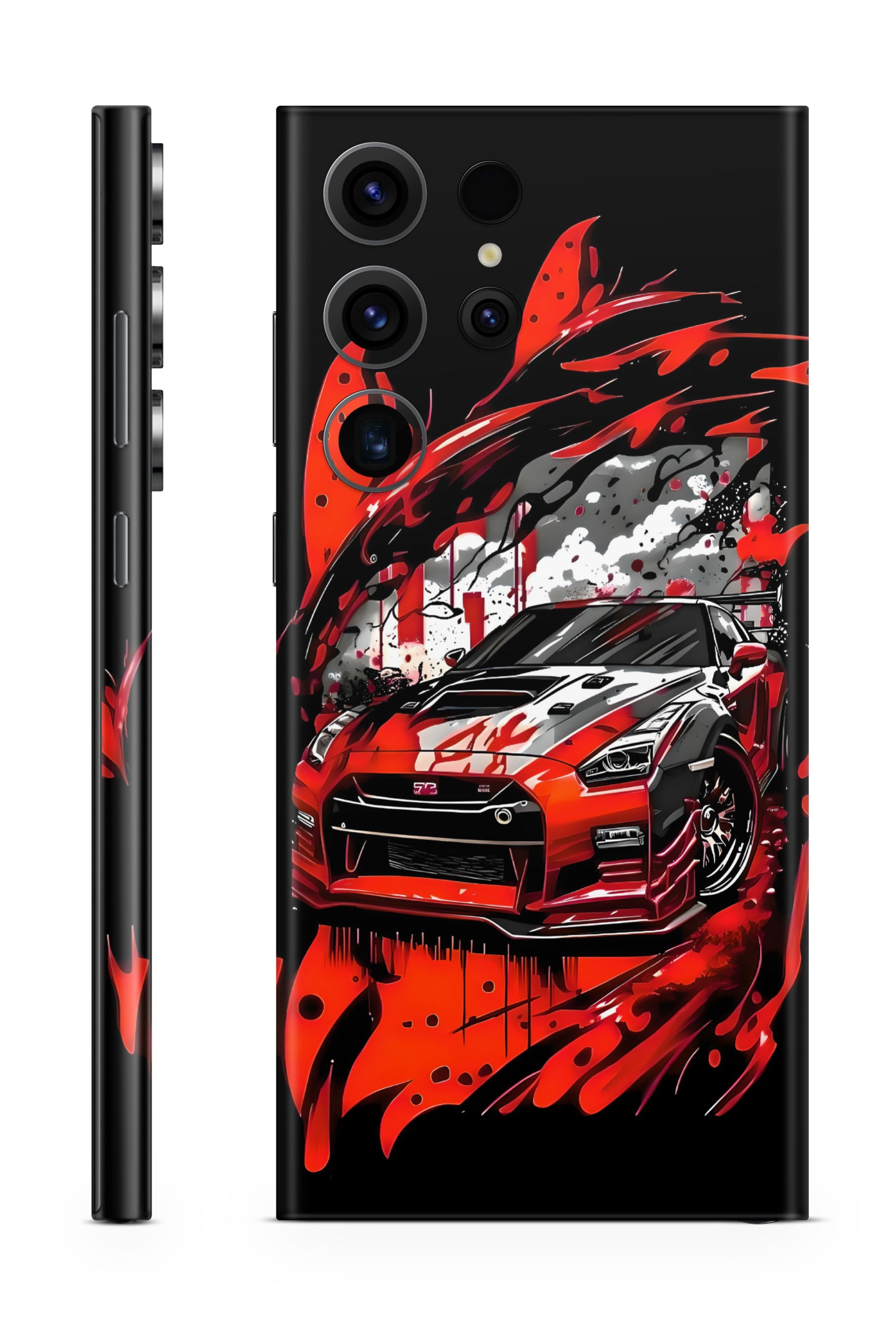 Nissan GTR Street Drift Car Mobile Skin