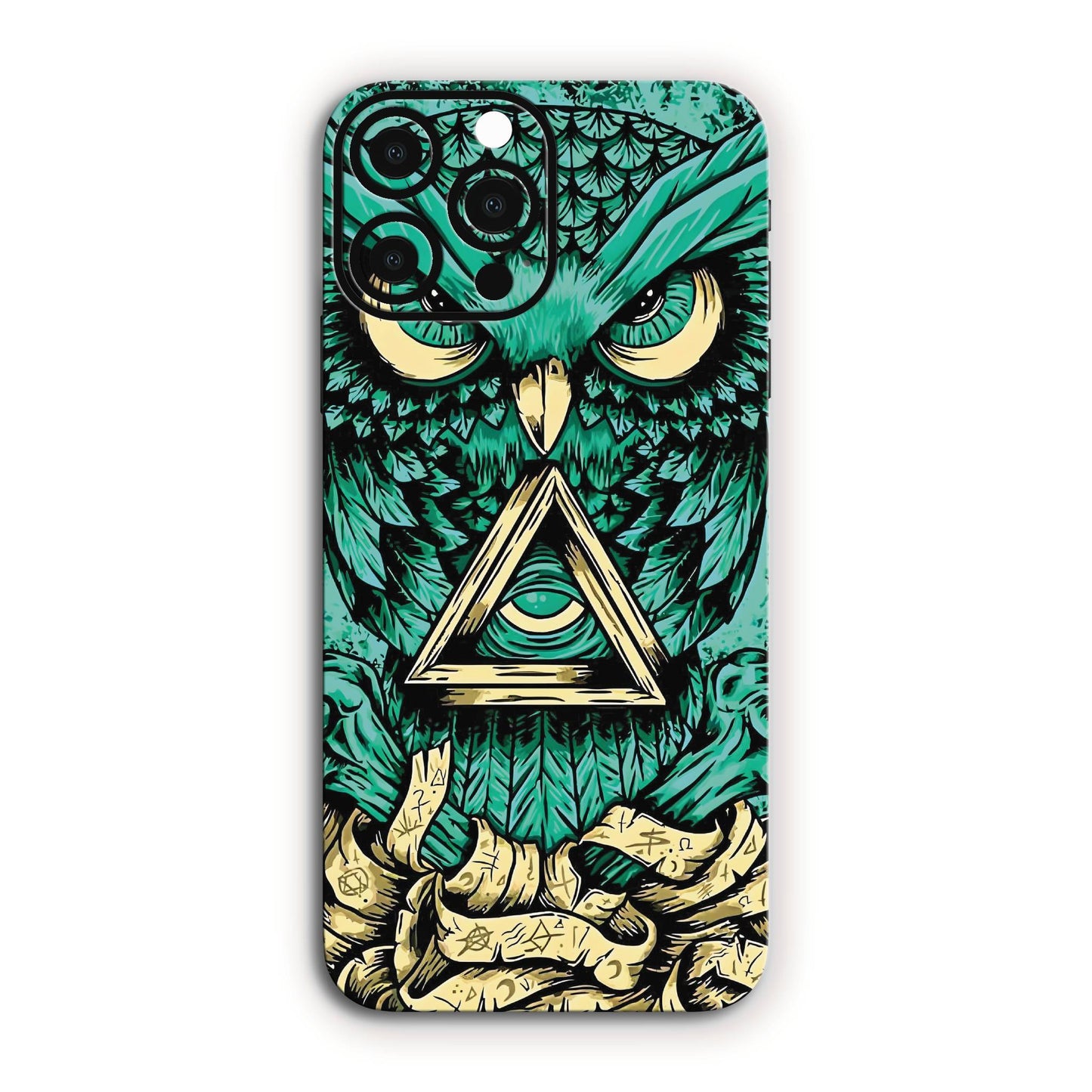 Green Owl Mobile Skin