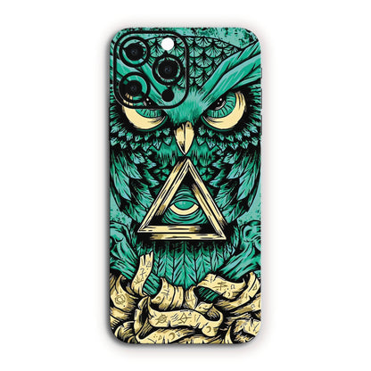 Green Owl Mobile Skin