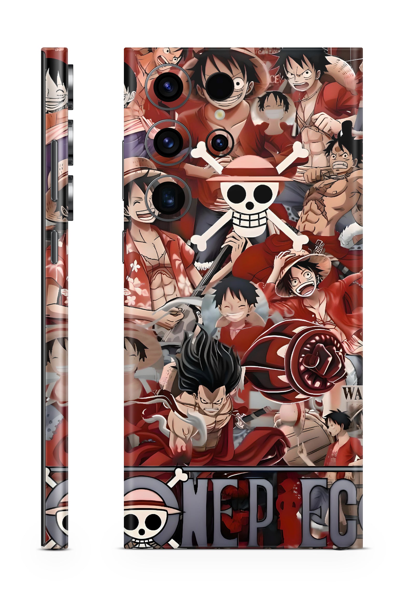 One Piece Character Collage Anime Mobile Skin