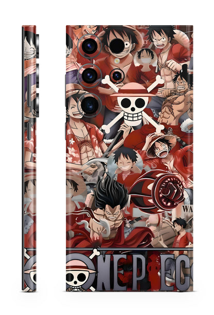 One Piece Character Collage Anime Mobile Skin