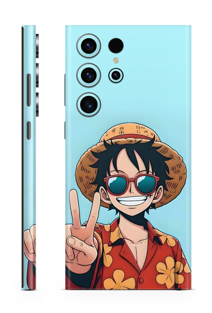 One Piece Luffy Peace Anime Mobile Skin
