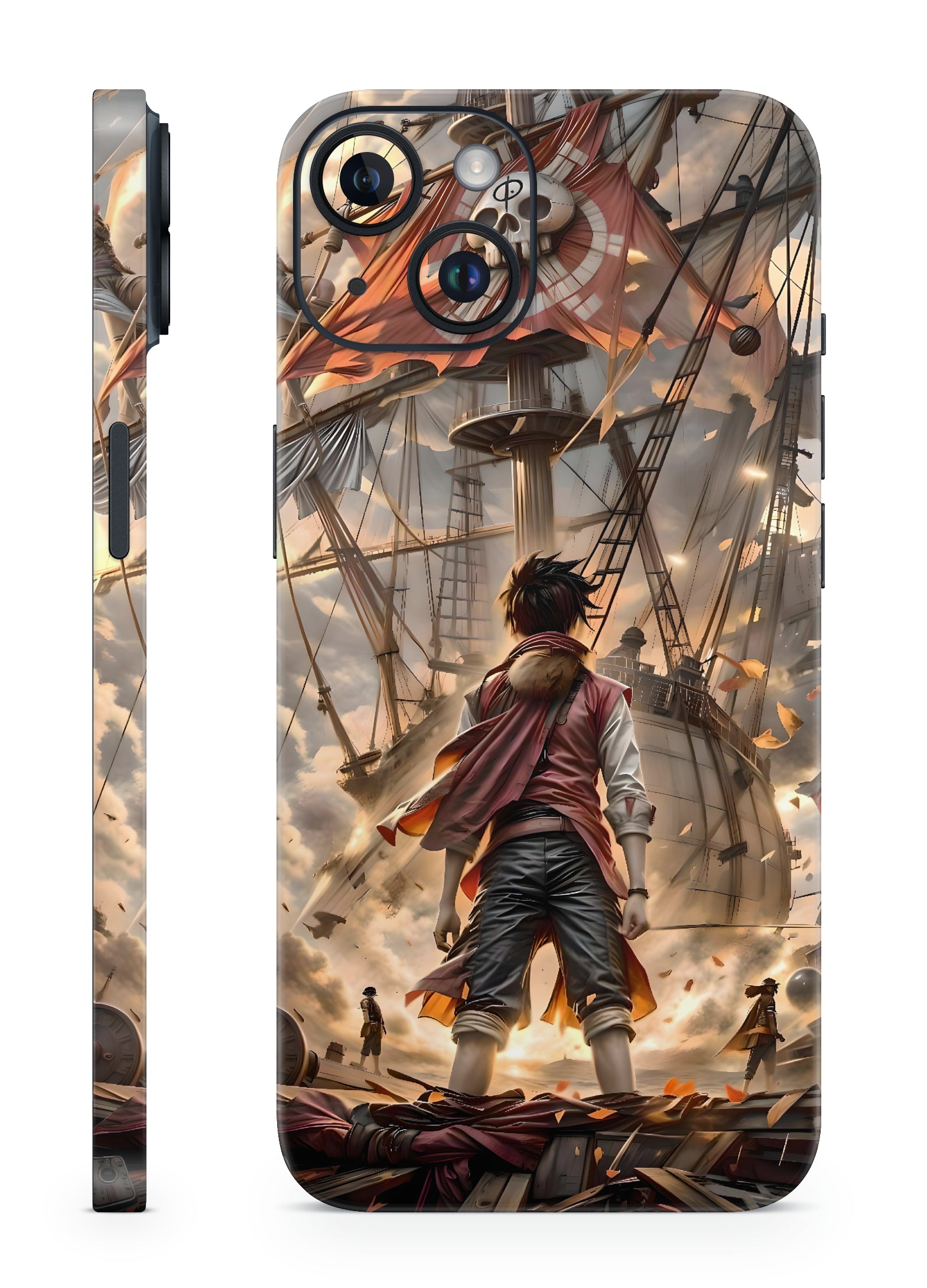 Pirate Ship Thousand Sunny Monkey D.Luffy One Piece Anime Mobile Skin