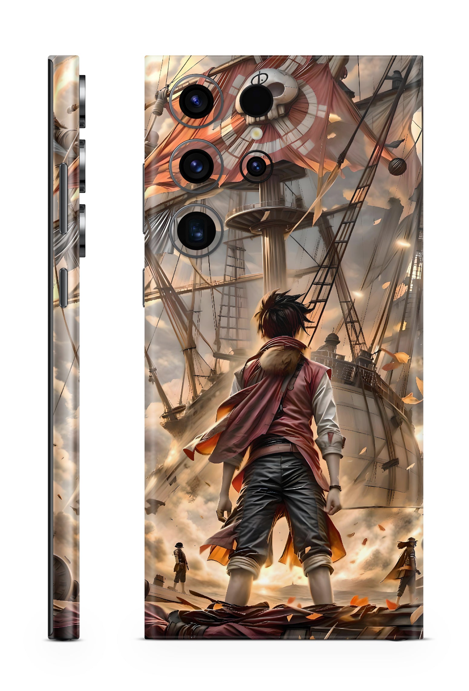 Pirate Ship Thousand Sunny Monkey D.Luffy One Piece Anime Mobile Skin