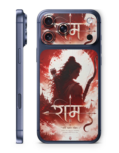 Shree Ram: Divine Warrior Pocket & Camera Island Skin