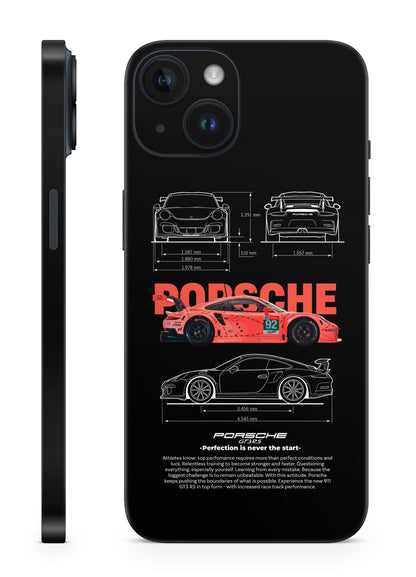 Porsche 911 GT3 RS Orange Mobile Skin