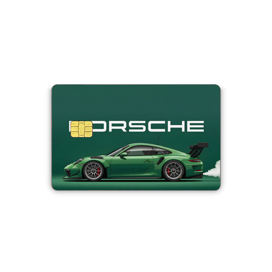 Porsche 911 GT3 RS: Racing Green Sportscar Card Skin