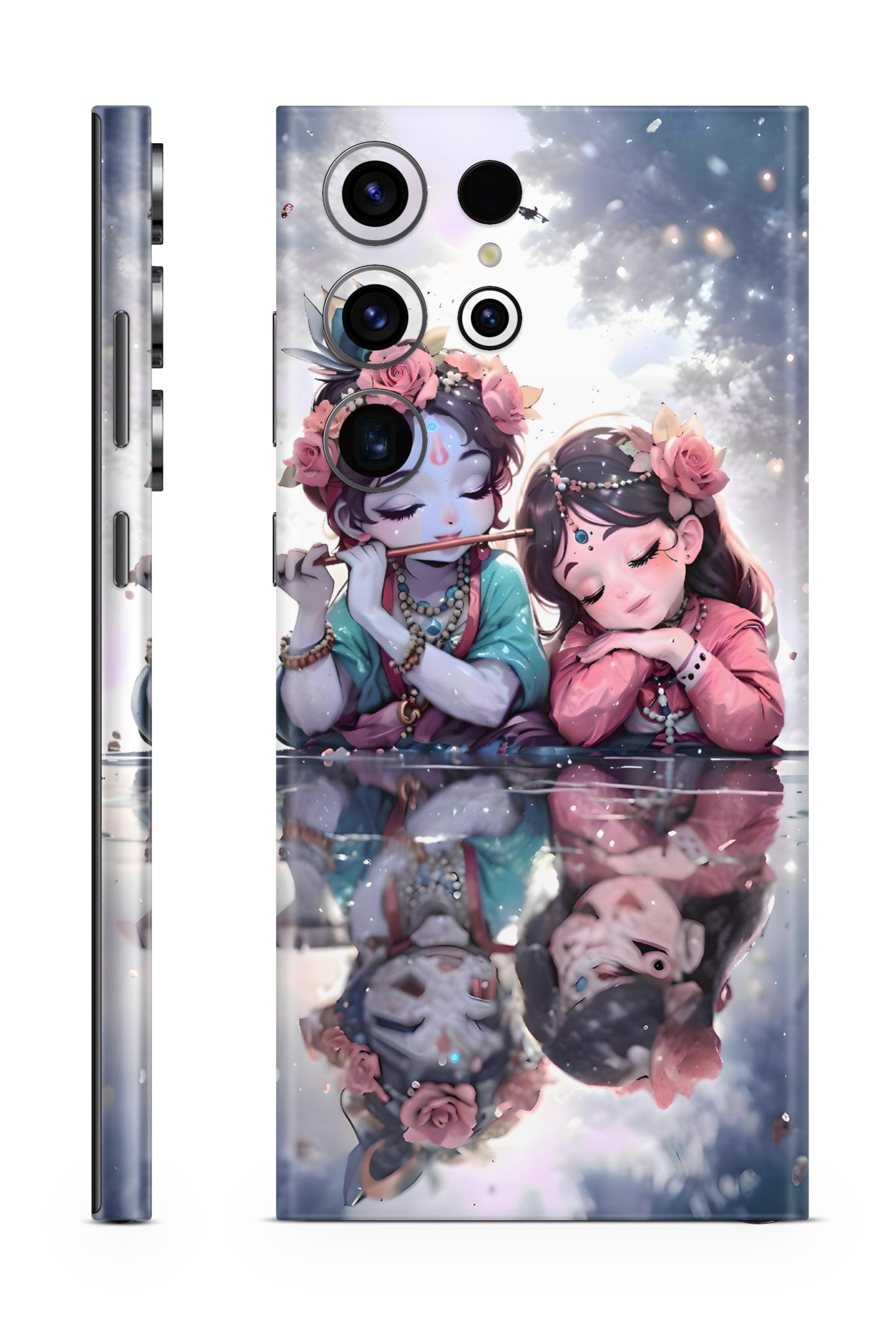 Radha Krishna Bhagwan Mobile Skin